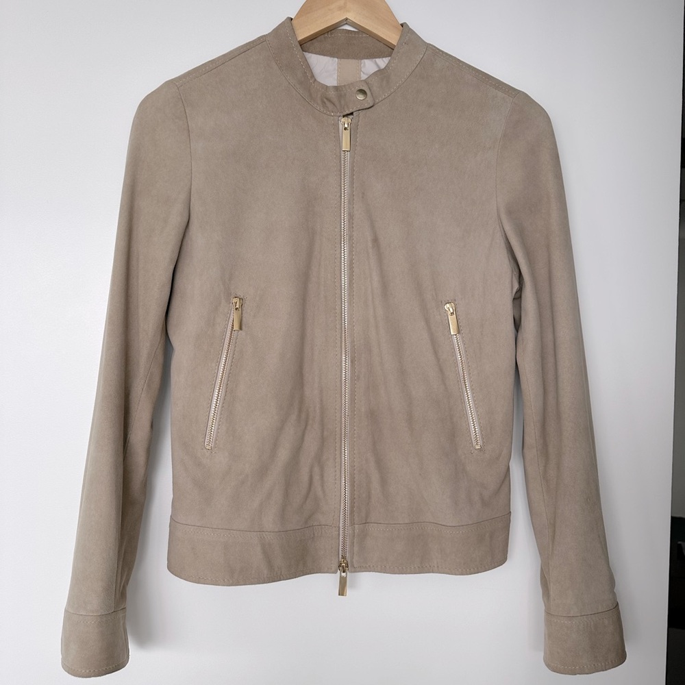 La Canadienne Tan Suede Jacket